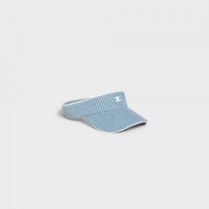 Celine Triomphe Visor In Hickory Cotton ハット Wash | CL-592367